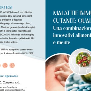 MALATTIE IMMUNITARIE CUTANEE: QUALE FUTURO? Una combinazione tra farmaci innovativi alimentazione e mente