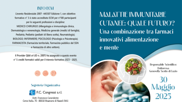 MALATTIE IMMUNITARIE CUTANEE: QUALE FUTURO? Una combinazione tra farmaci innovativi alimentazione e mente