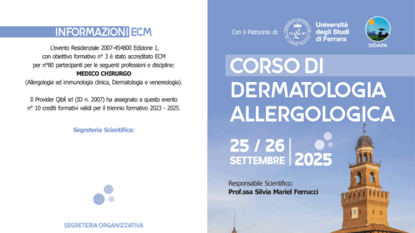 CORSO DI DERMATOLOGIA ALLERGOLOGICA