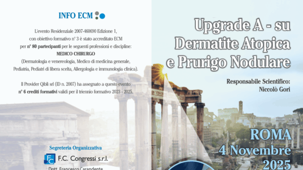 Upgrade A - su DERMATITE ATOPICA e PRURIGO NODULARE